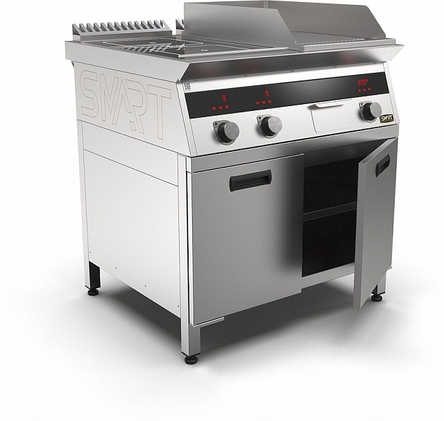 Плита индукционная комбинированная SMART INDUCTION K94-35KRN (с грилем)