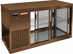 Витрина холодильная HICOLD VRL T 1300 L Bronze
