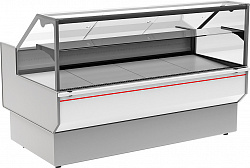 Витрина холодильная Carboma GC95 SM 1,5-1 (ВХС-1,5 GC95 INOX) (статика)