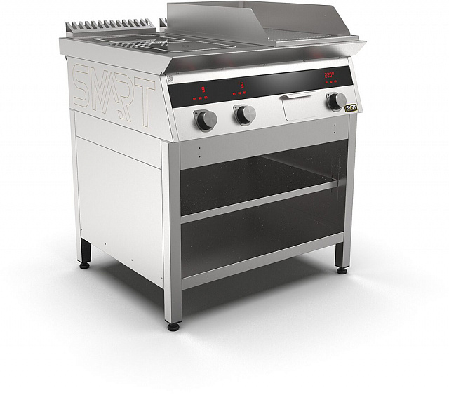 Плита индукционная комбинированная SMART INDUCTION K94-35KRN (с грилем)