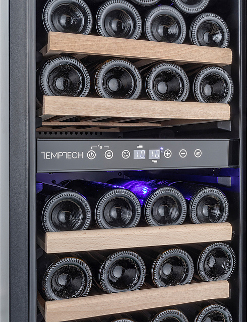 Винный шкаф Temptech Premium WPQ38DCB черный